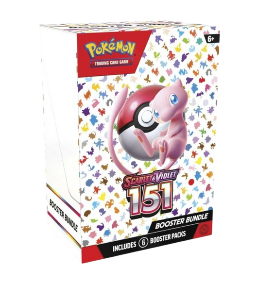 Pokémon TCG Scarlet & Violet SV3.5 151 Booster Bundle (6 Packs) – EN