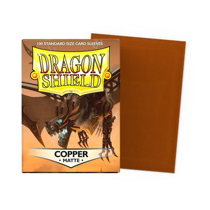Dragon Shield Matte Copper – Standard Size (100 Sleeves)
