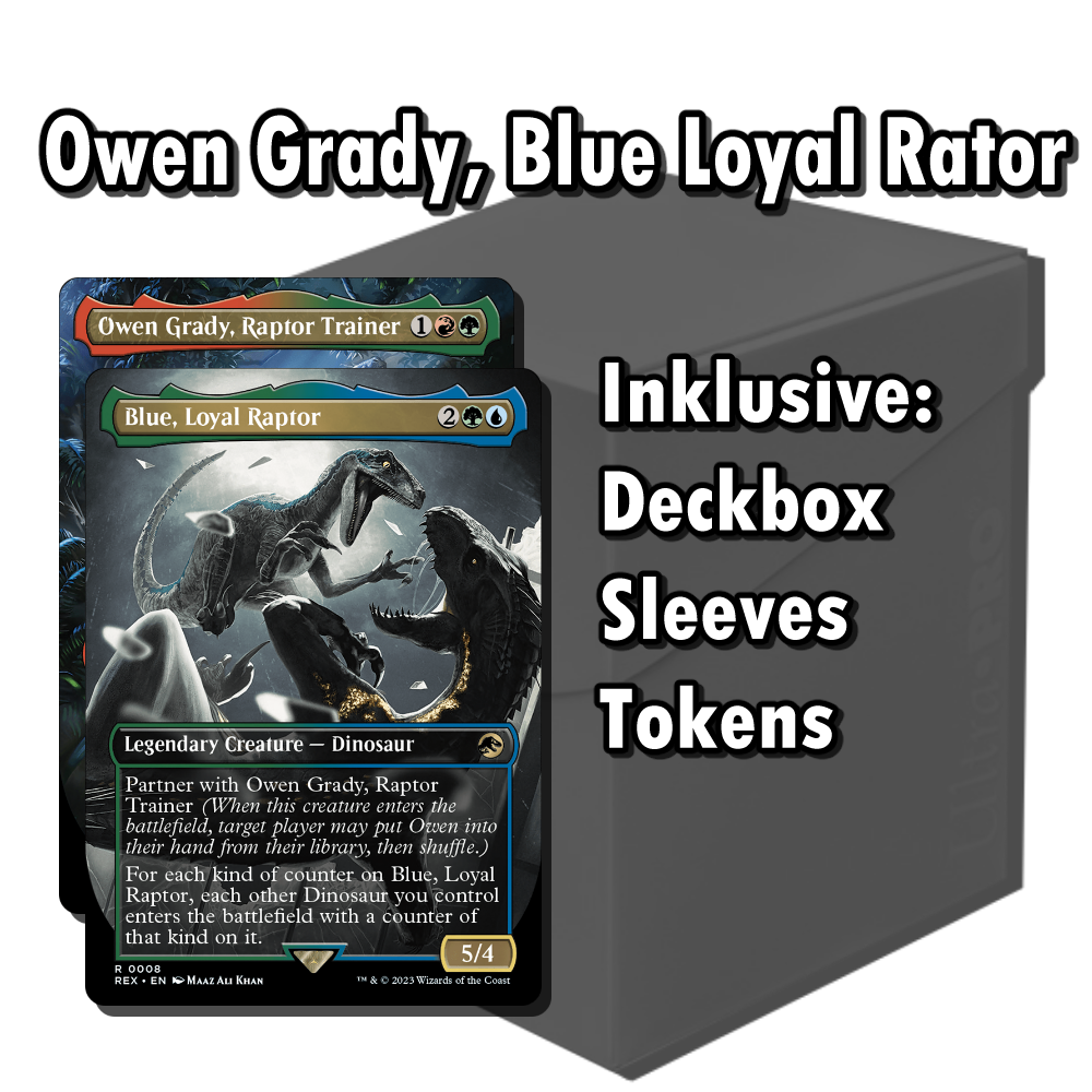 Commander-Deck: Owen Grady, Blue Loyal Raptor