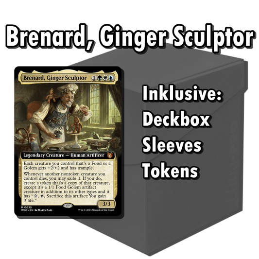 mtg brenard ginger sculptor commander deck Brenard, FOOD GOLEM TOKENS Magic Custom you may exile it. Brenard, Ginger Sculptor (Commander: Wilds