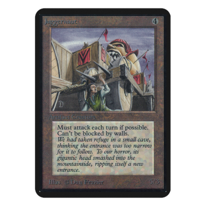 MTG - Juggernaut - Alpha (EN/SIGNED)