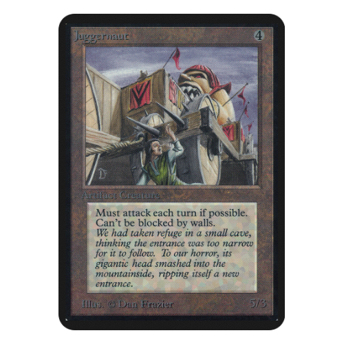 MTG - Juggernaut - Alpha (EN/SIGNED)