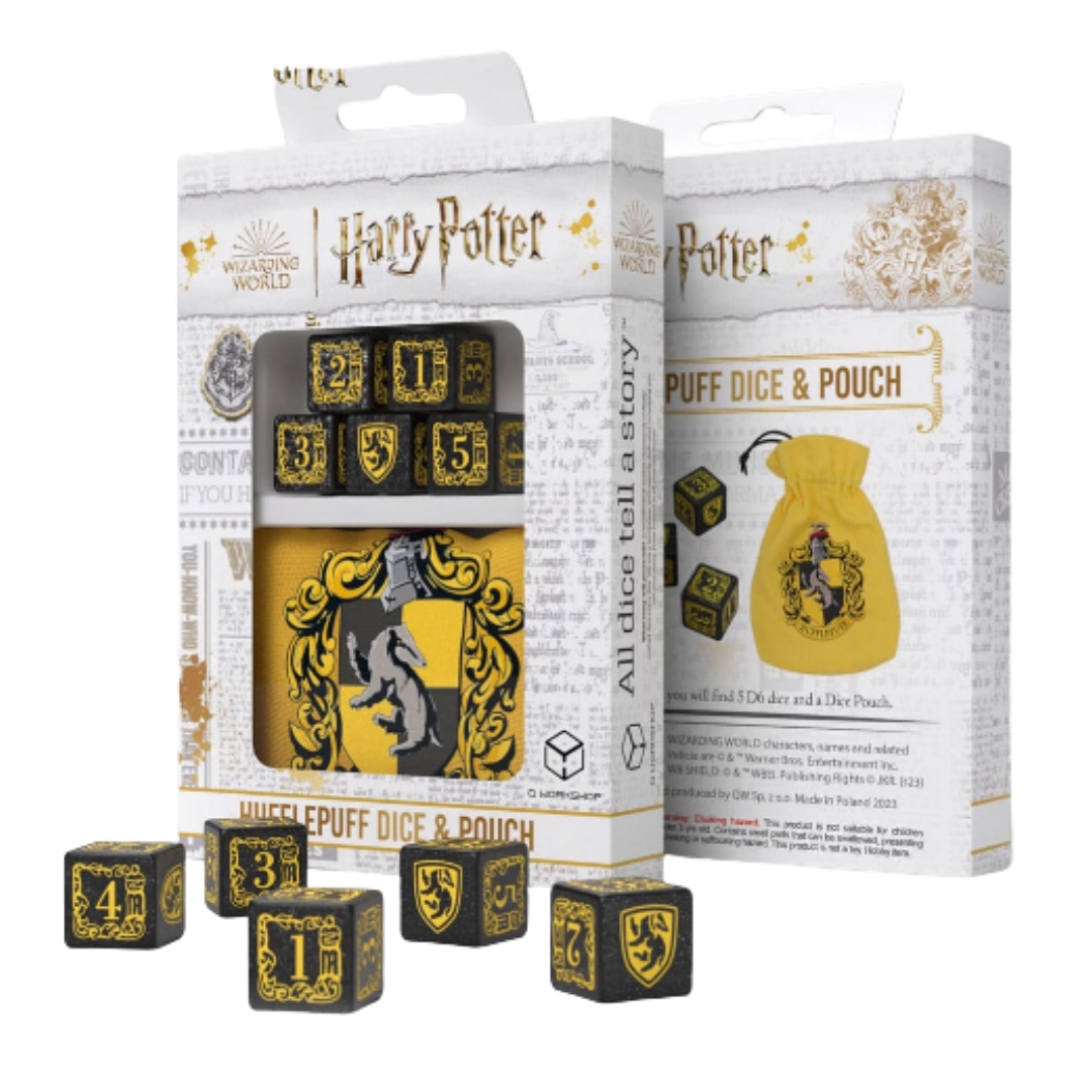 Ultimate Guard- Harry Potter Würfel und Beutel (Hufflepuff)