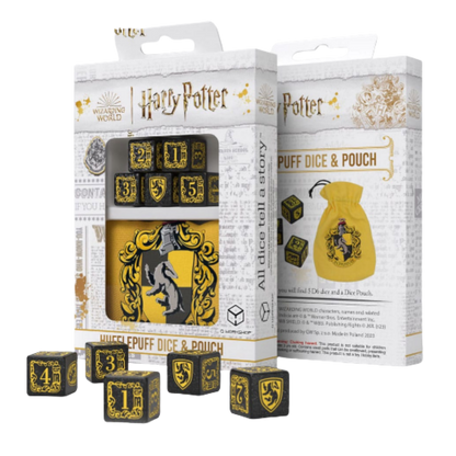 Ultimate Guard- Harry Potter Würfel und Beutel (Hufflepuff)