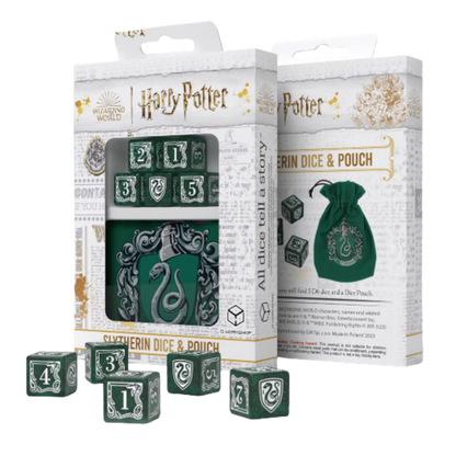 Ultimate Guard- Harry Potter Würfel und Beutel (Slitherin)